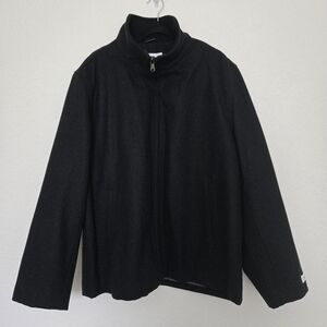 Calvin Klein Men's Black Pea Coat